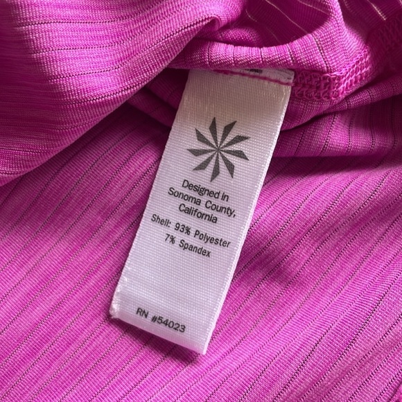 (2) Athleta High Neck Chi Women's Racerback Tank Top - Picture 14 of 15